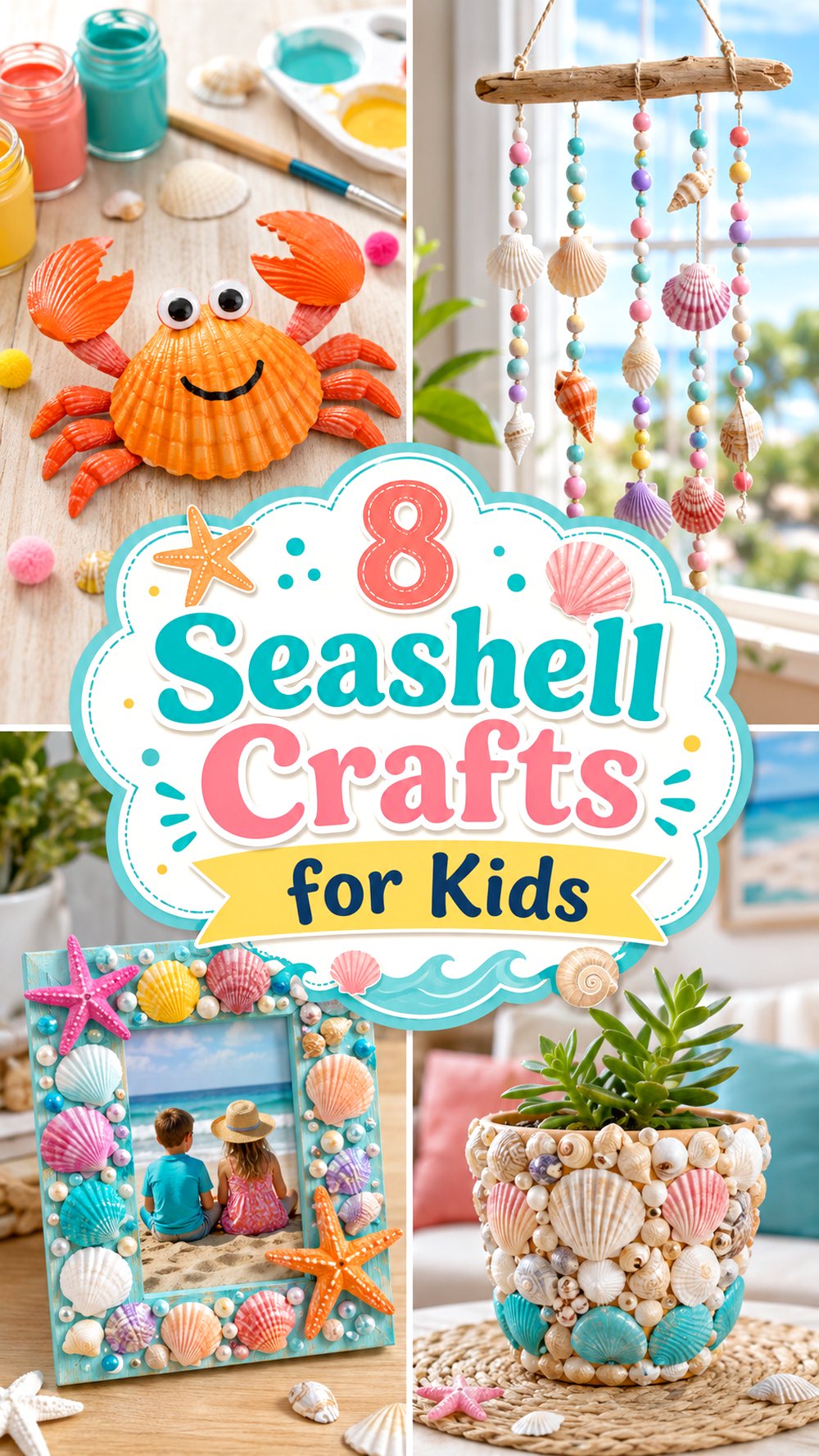 Seashell Crafts for Kids