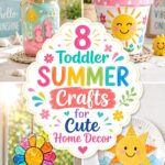 Toddler Summer Crafts for Cute Home Decor