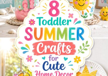 Toddler Summer Crafts for Cute Home Decor