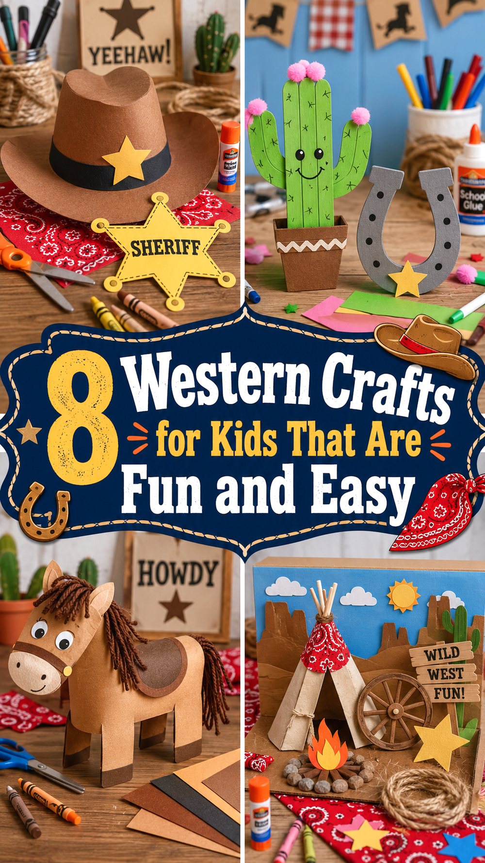 Western Crafts for Kids That Are Fun and Easy