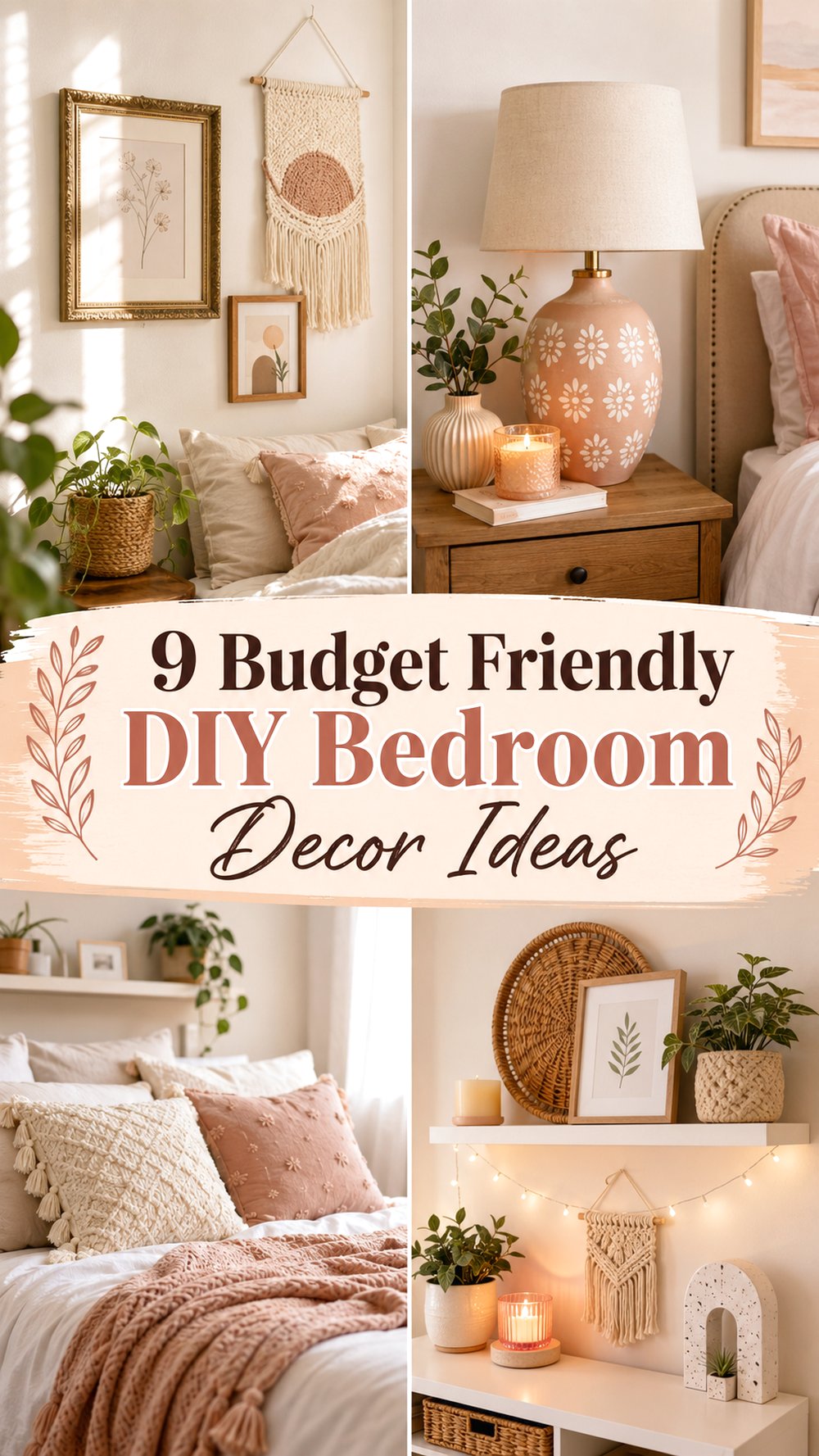 Budget Friendly DIY Bedroom Decor Ideas