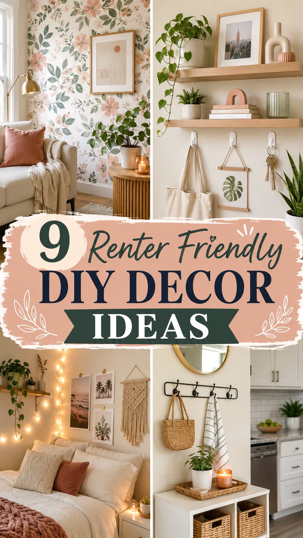 Renter Friendly DIY Decor Ideas