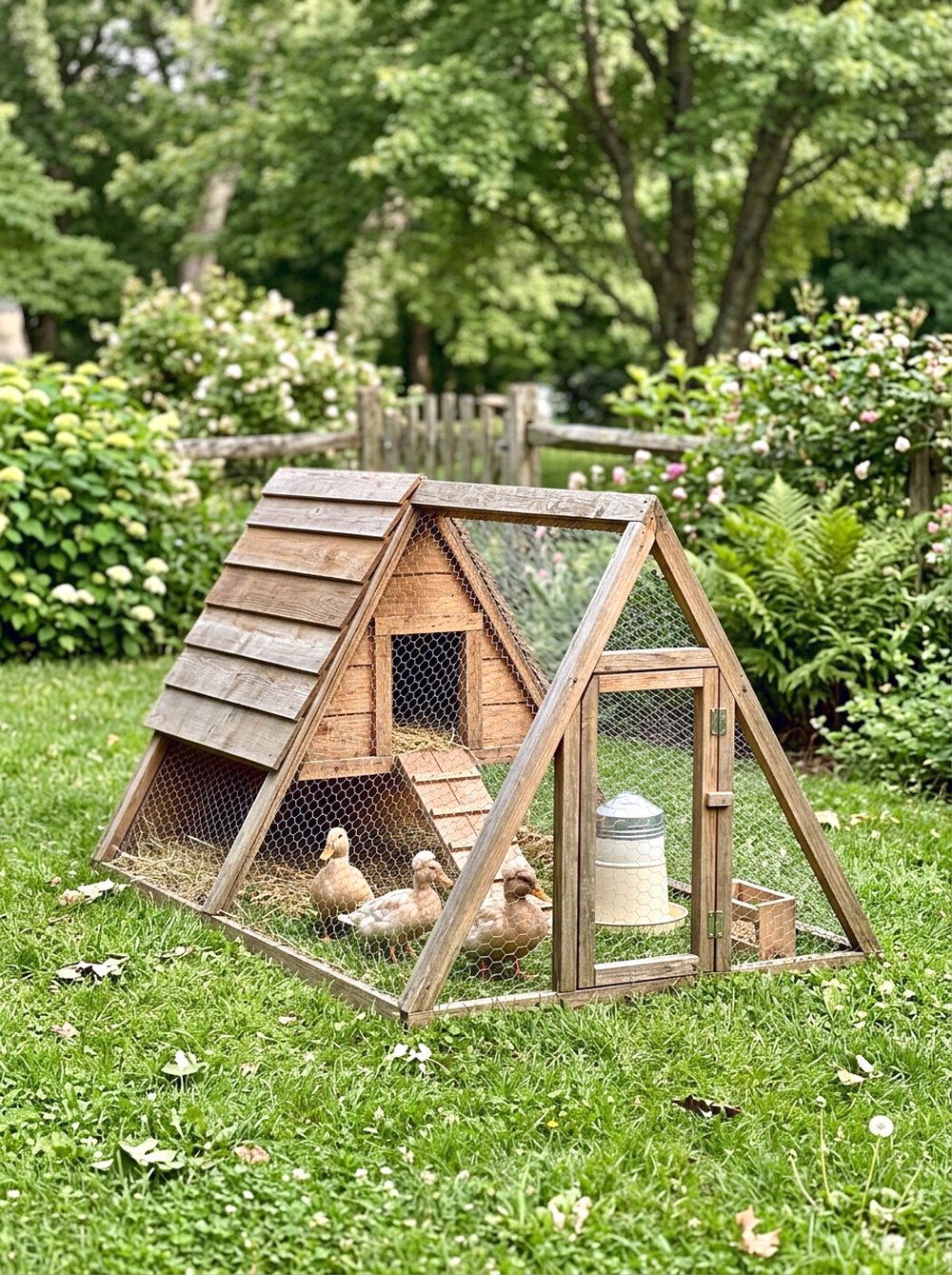 A-Frame Duck Coop