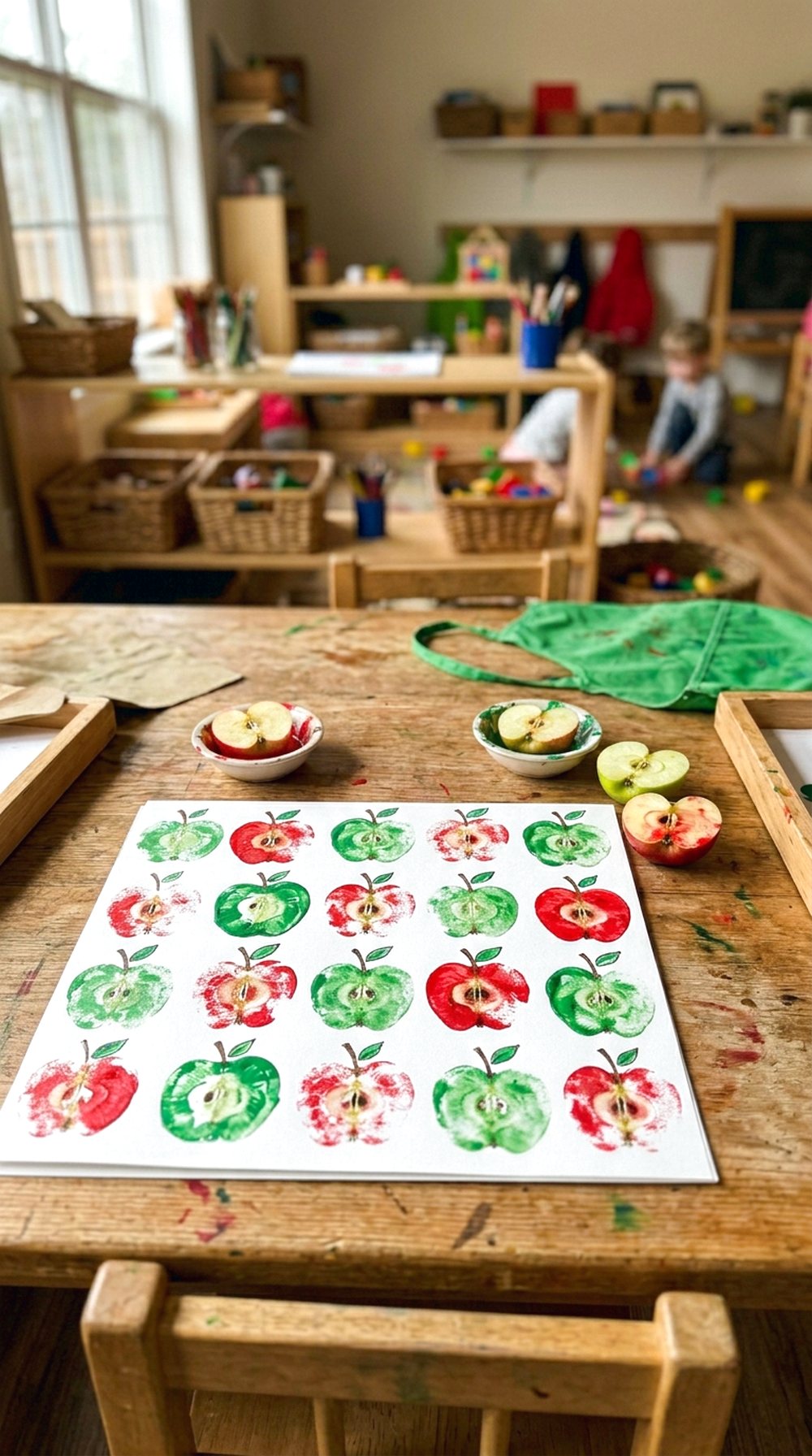 Apple Stamping Craft