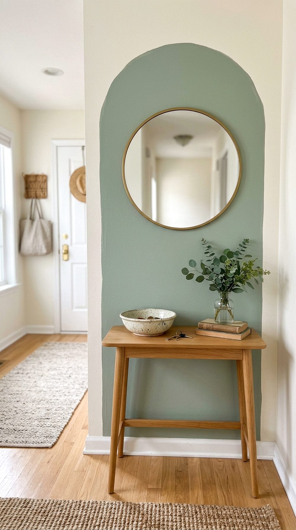 Arched Painted Wall Accent