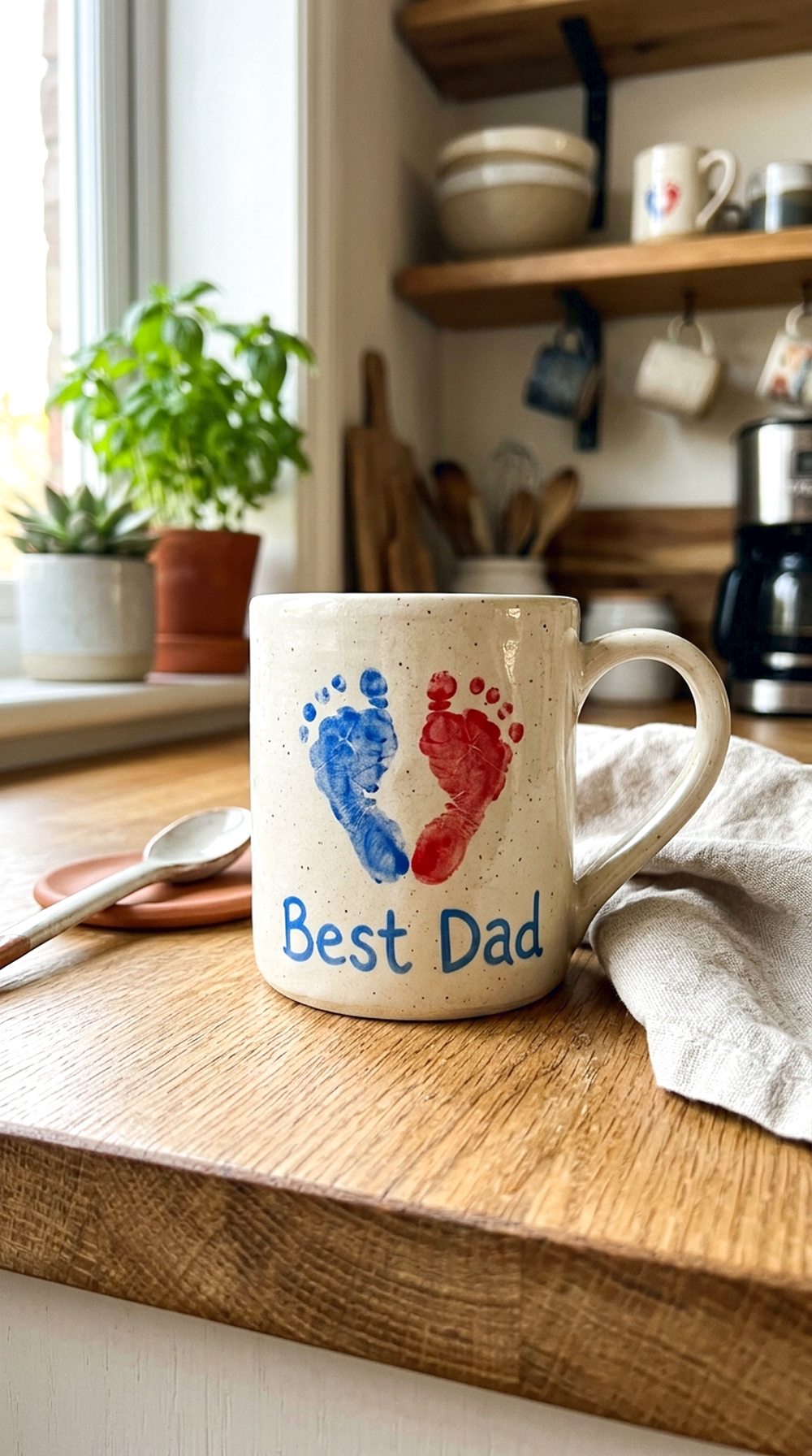 Baby Footprint Mug Design