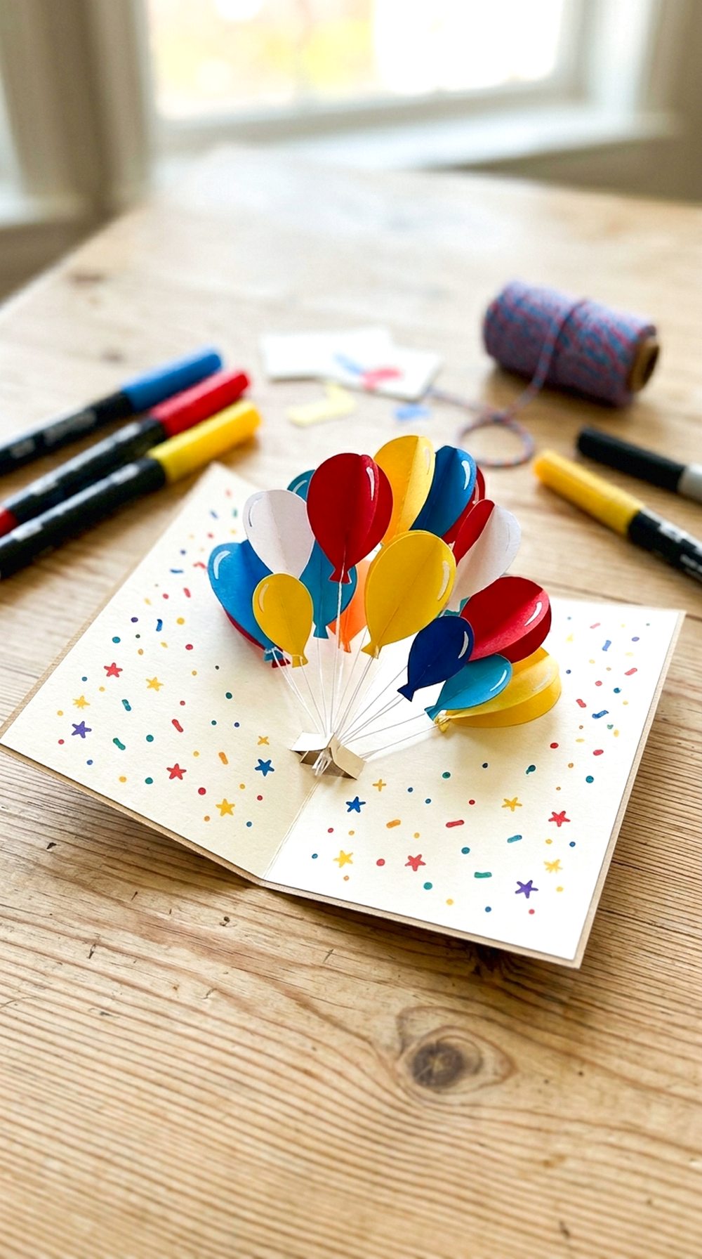 Balloon Pop-Up Card
