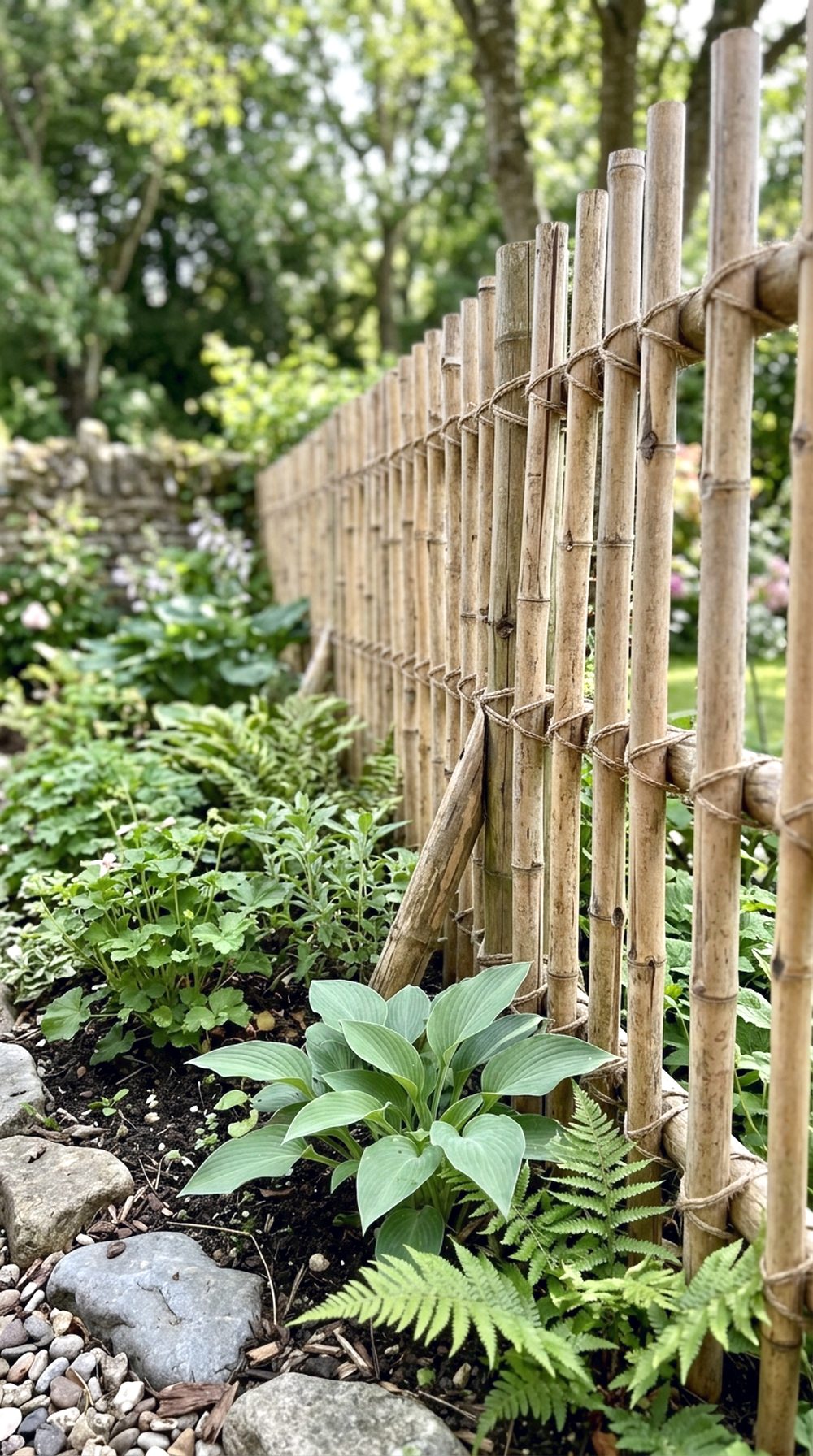 Bamboo Garden Fence