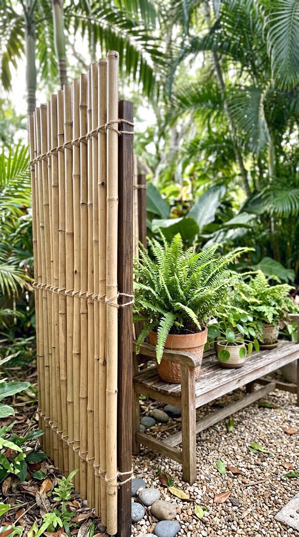 Bamboo Privacy Corner