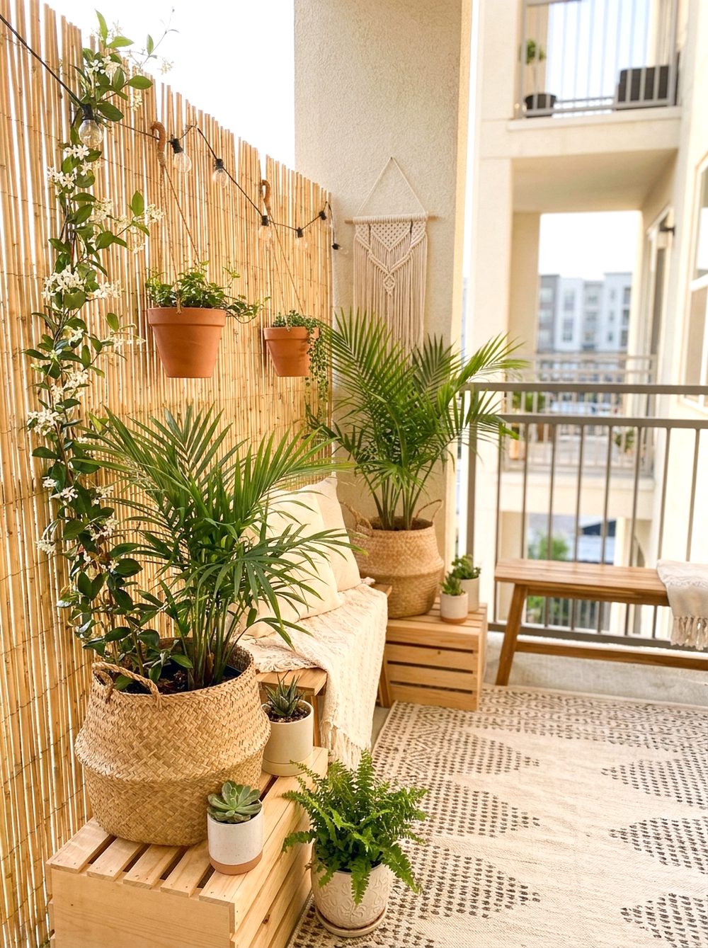 Bamboo Screen Garden Backdrop