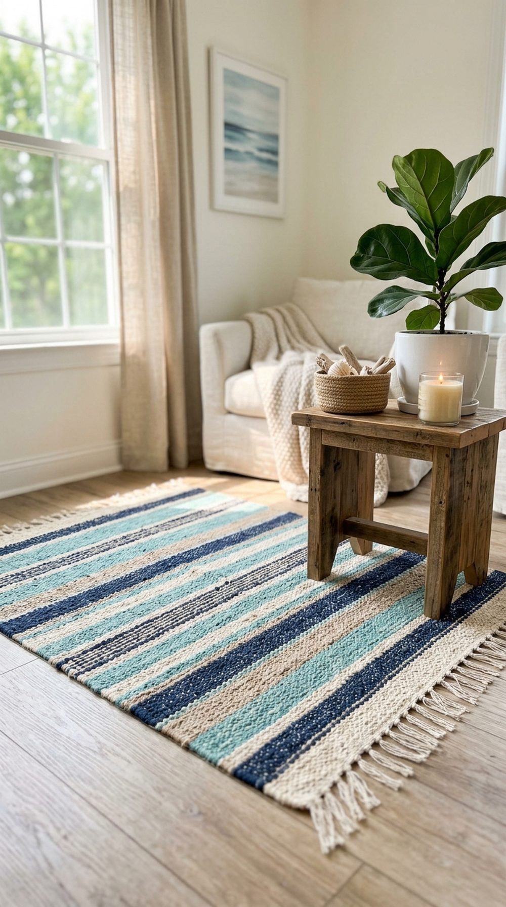Beachy Throw Rug