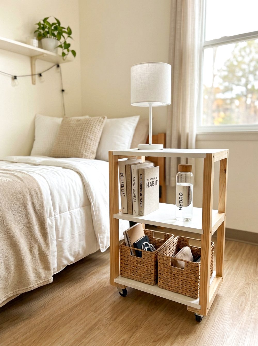 Bedside Rolling Cart