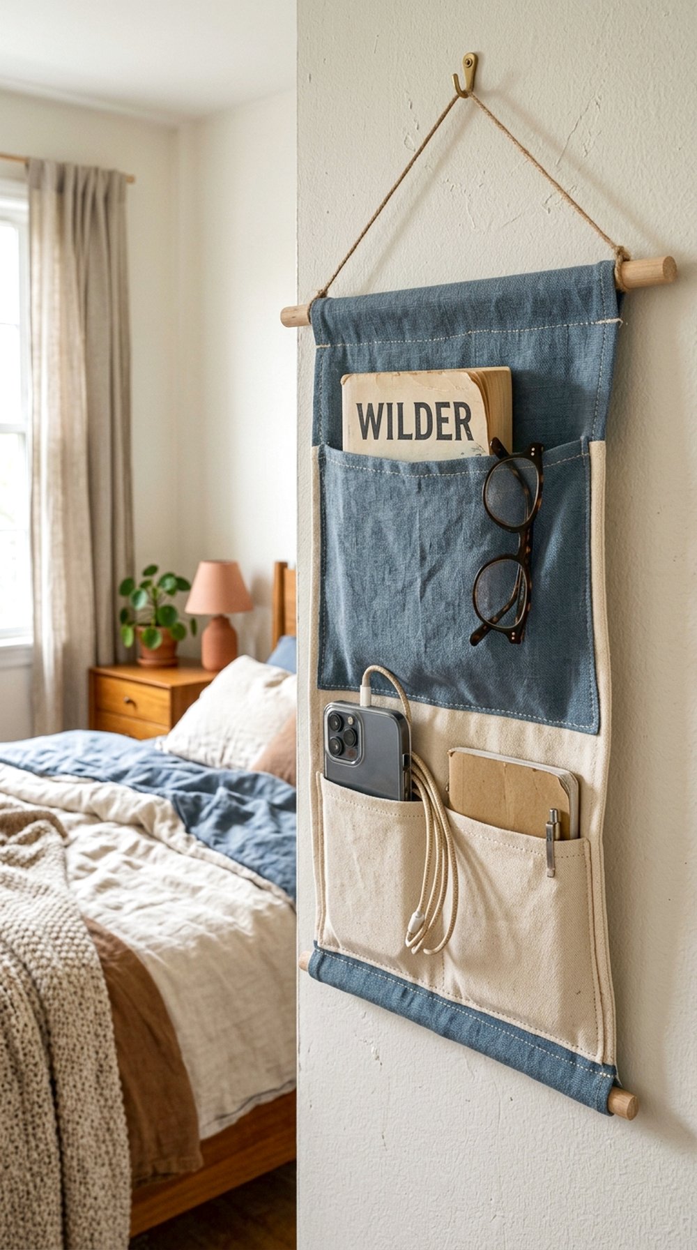 Bedside Wall Pocket