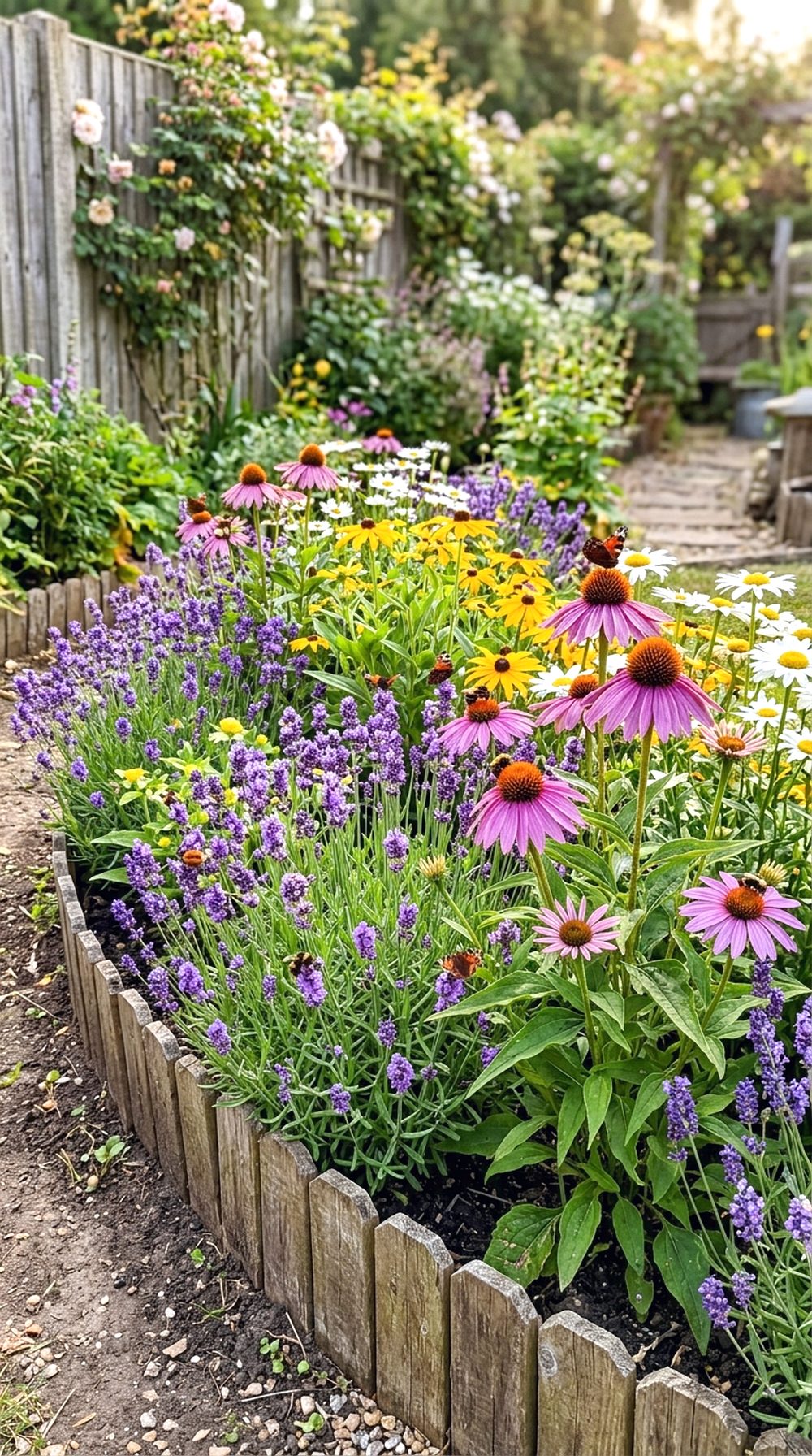 Bee-Friendly Flower Border