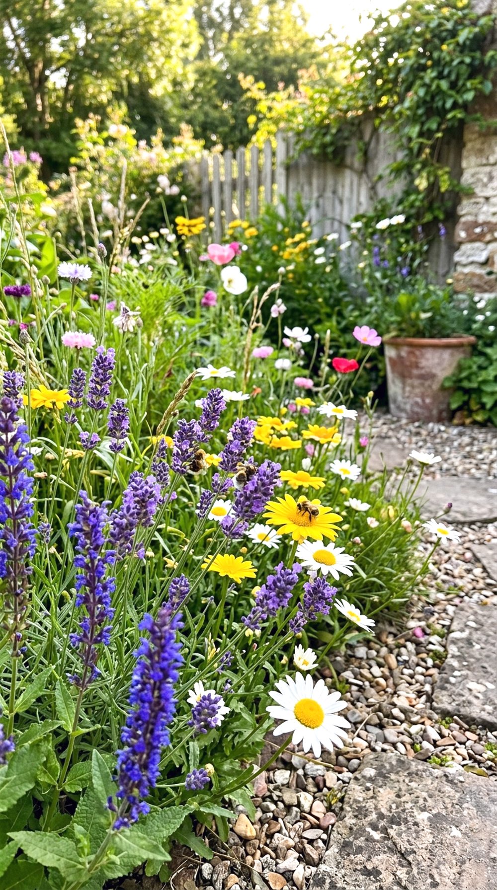 Bee-Friendly Flower Border