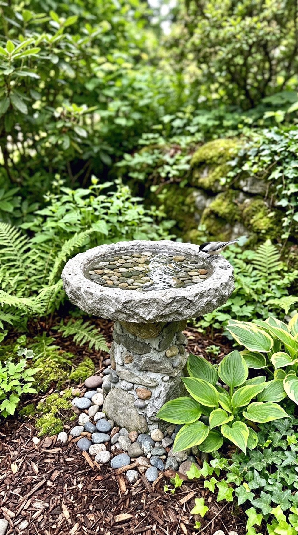 Bird Bath Corner