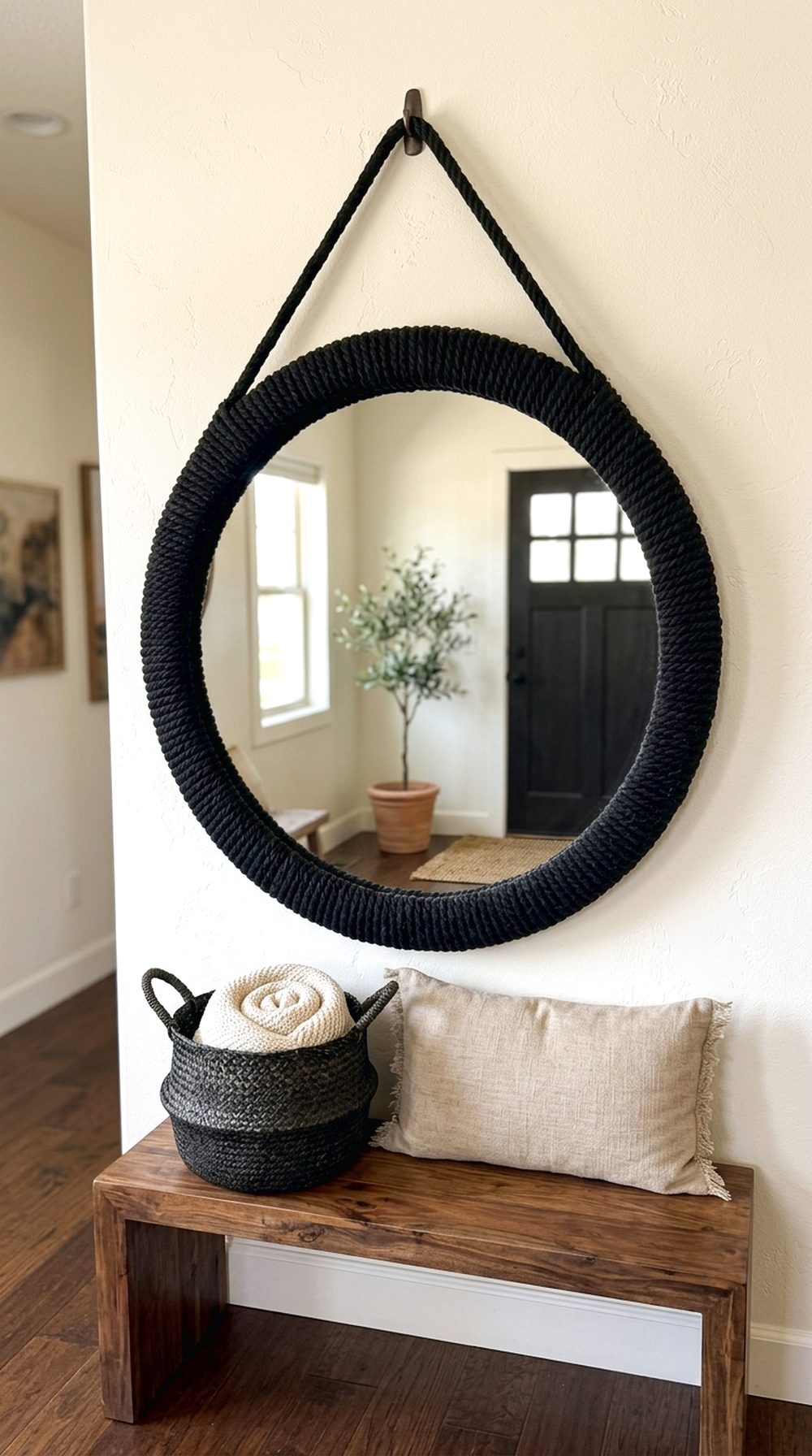 Black Rope Mirror