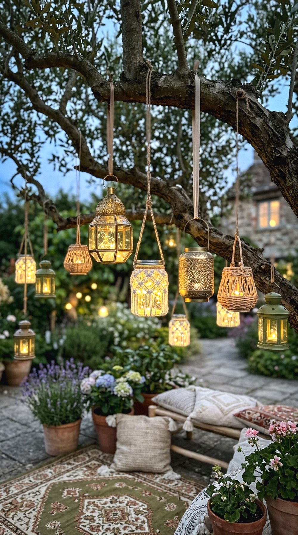 Boho Lantern Tree