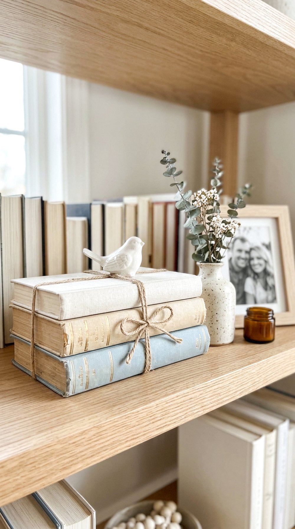 Book Stack Decor Flip