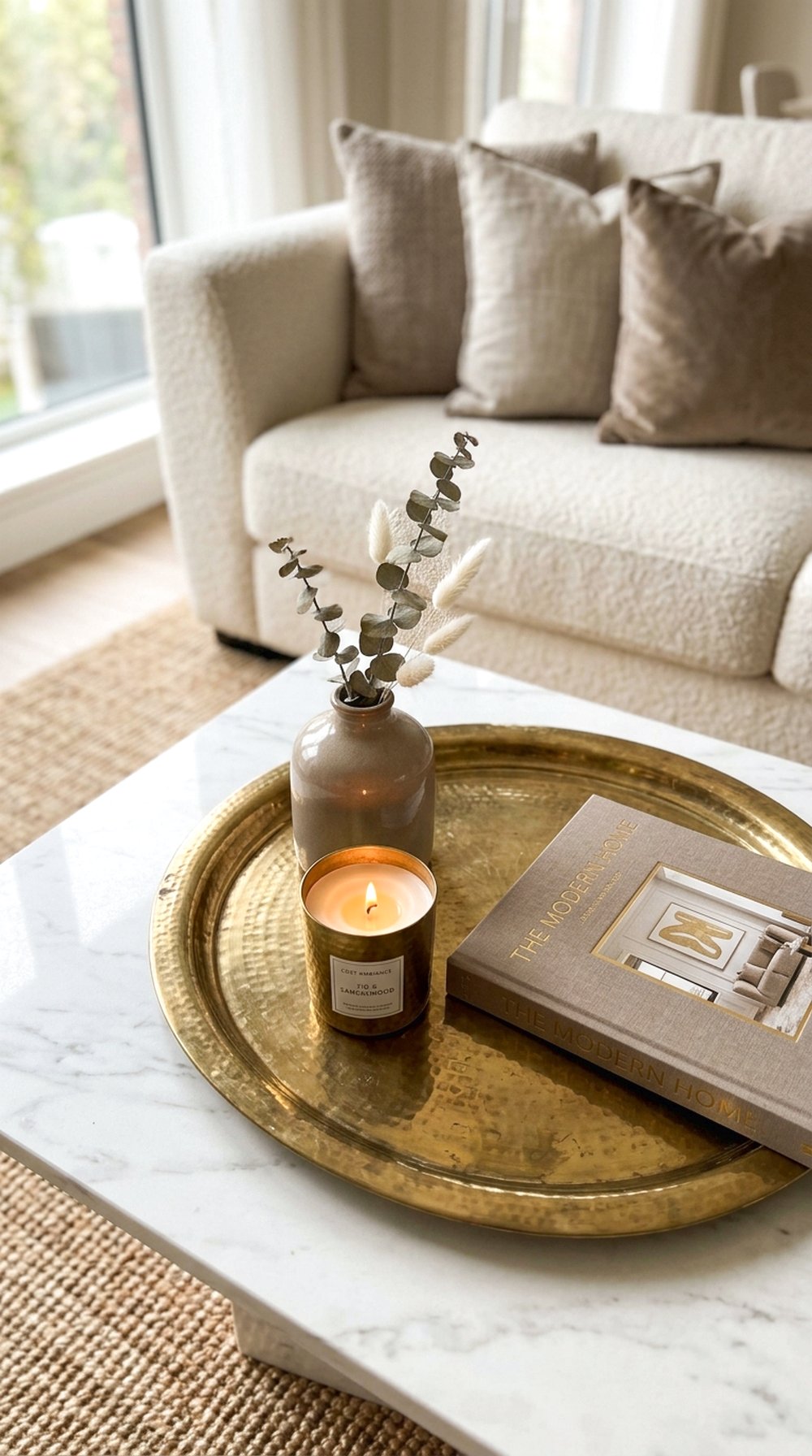 Brass Tray Coffee Table
