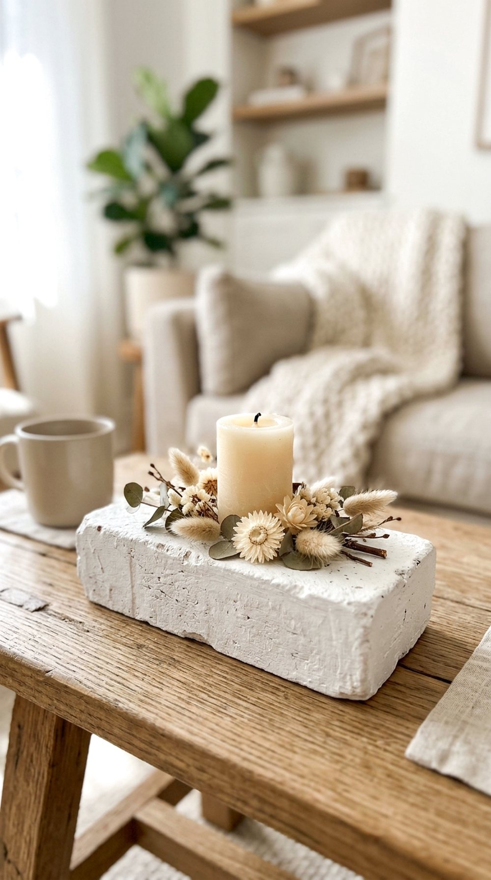 Brick Candle Holder Base
