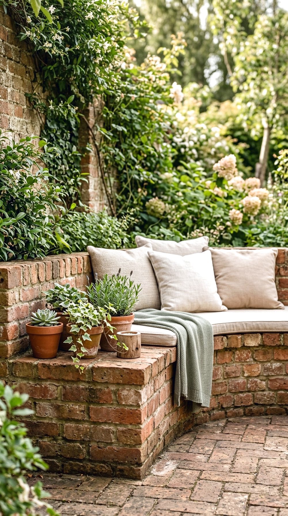 Brick Corner Seating