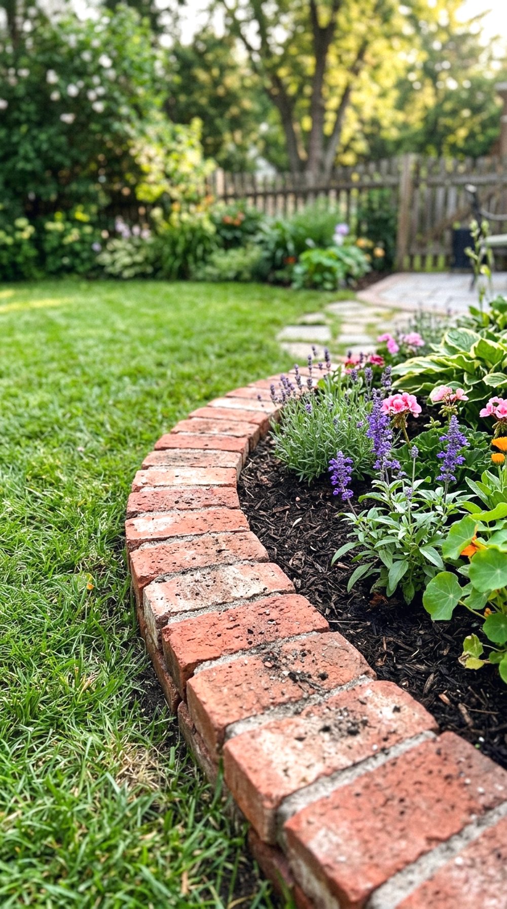 Brick Garden Edging
