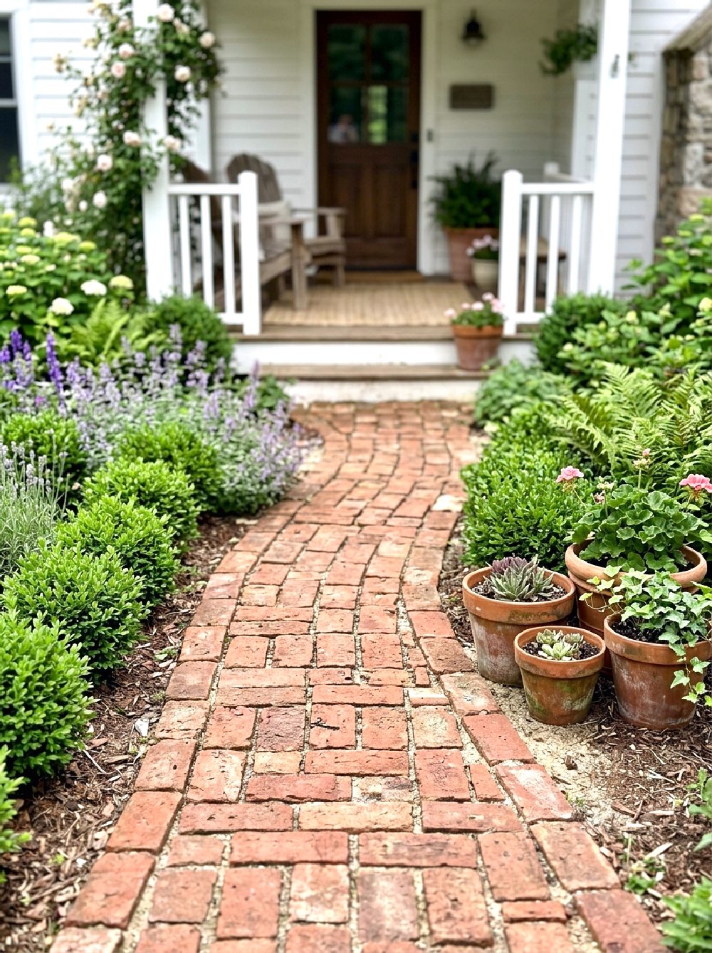 Brick Garden Path