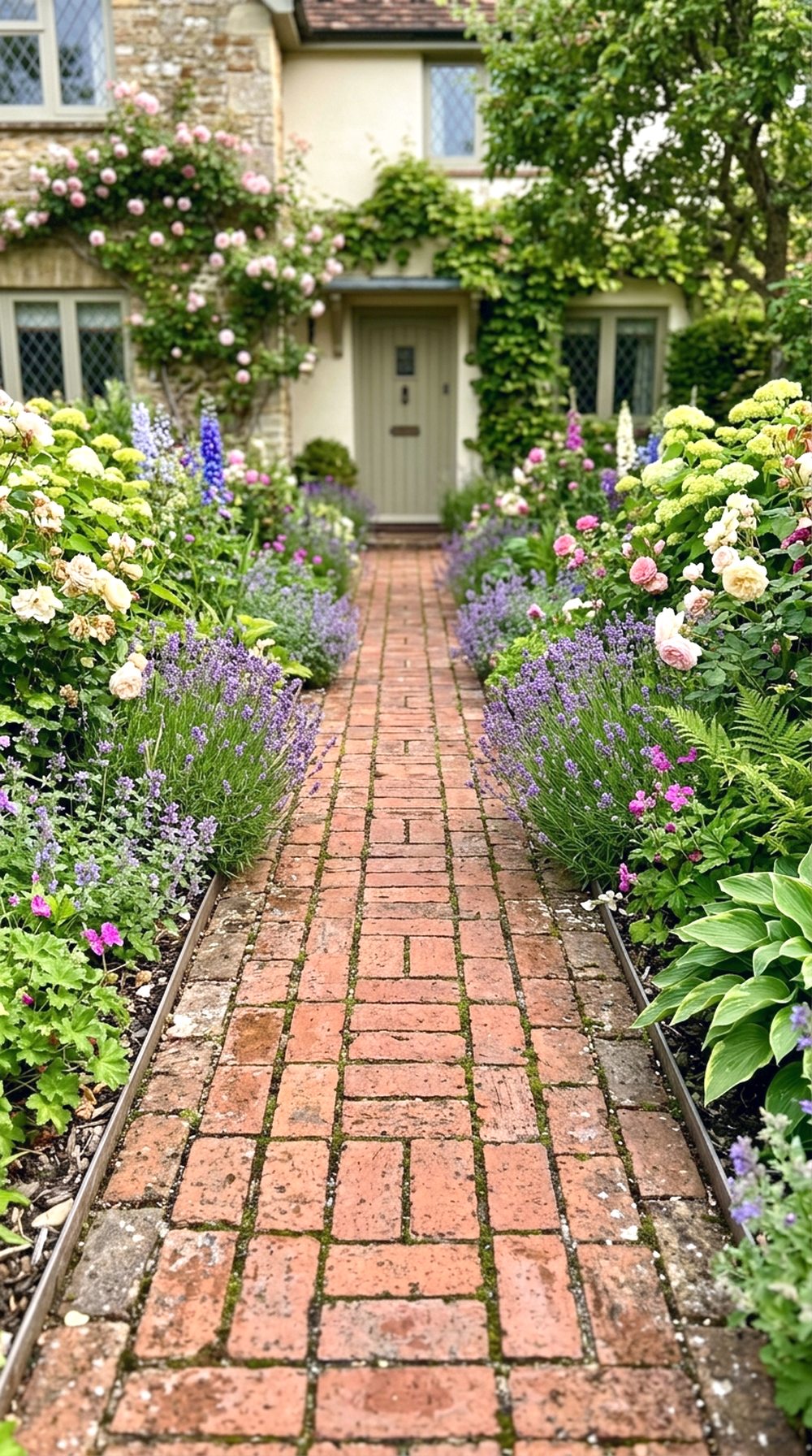 Brick Garden Walkway