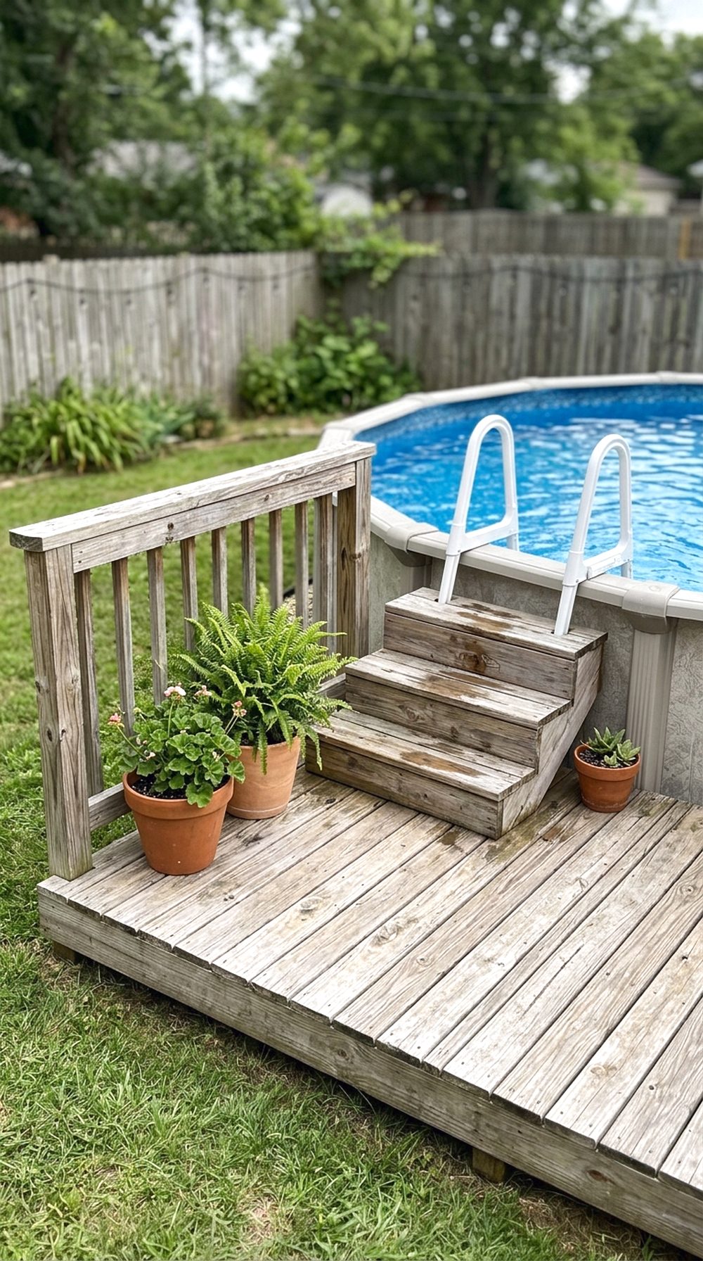 Budget Pallet Pool Deck