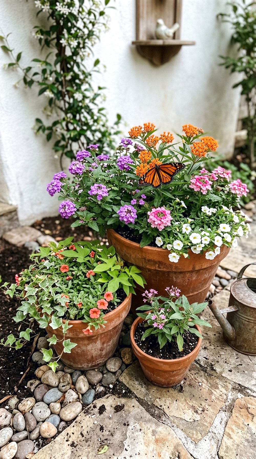 Butterfly Flower Pot Corner