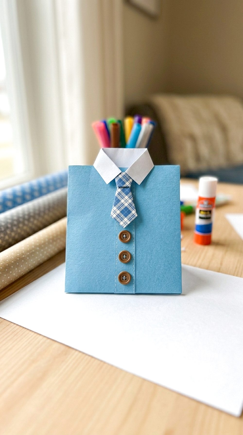 Button Shirt Card