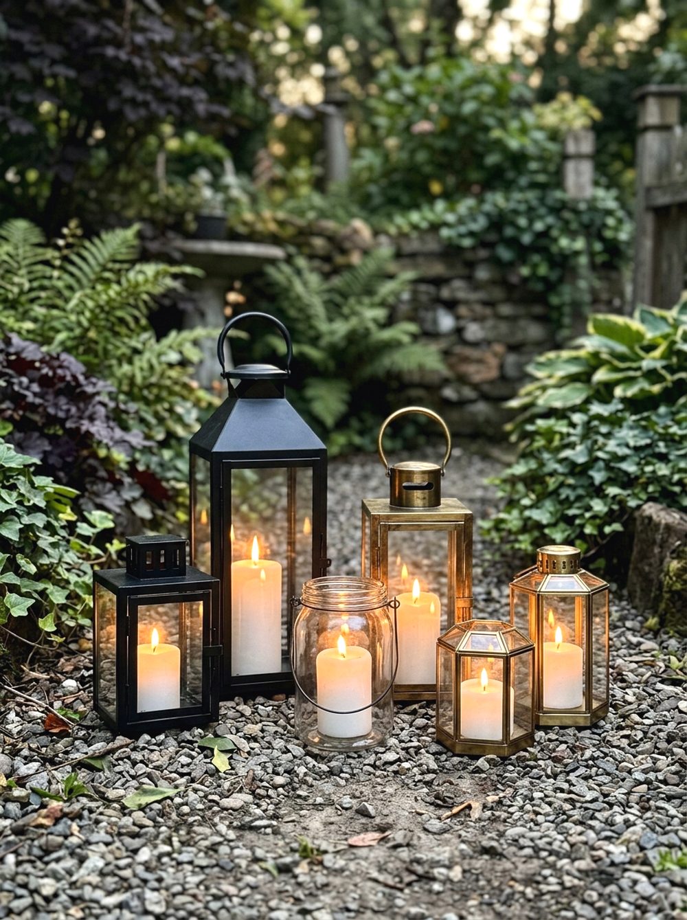 Candle Lantern Cluster