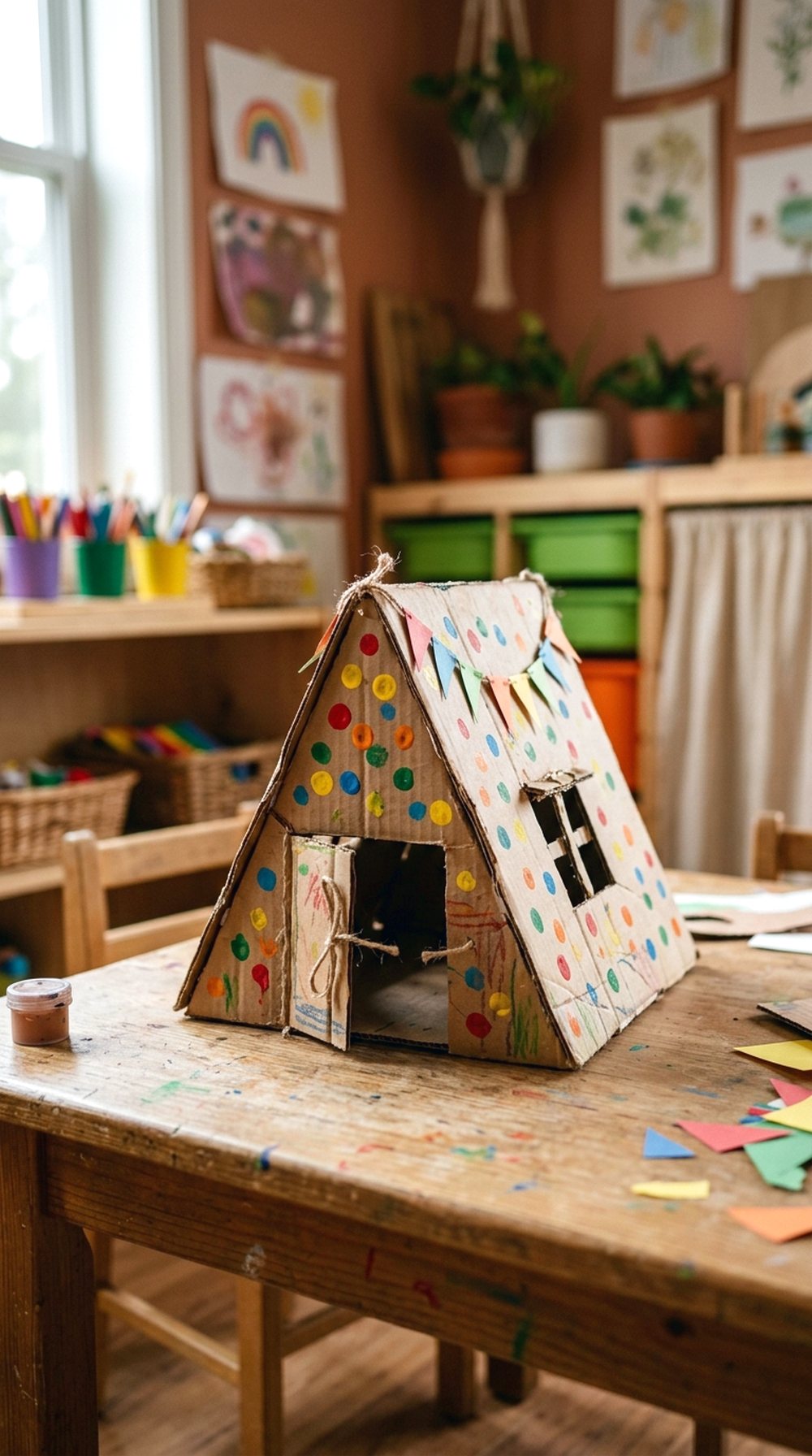 Cardboard Box Mini Tent