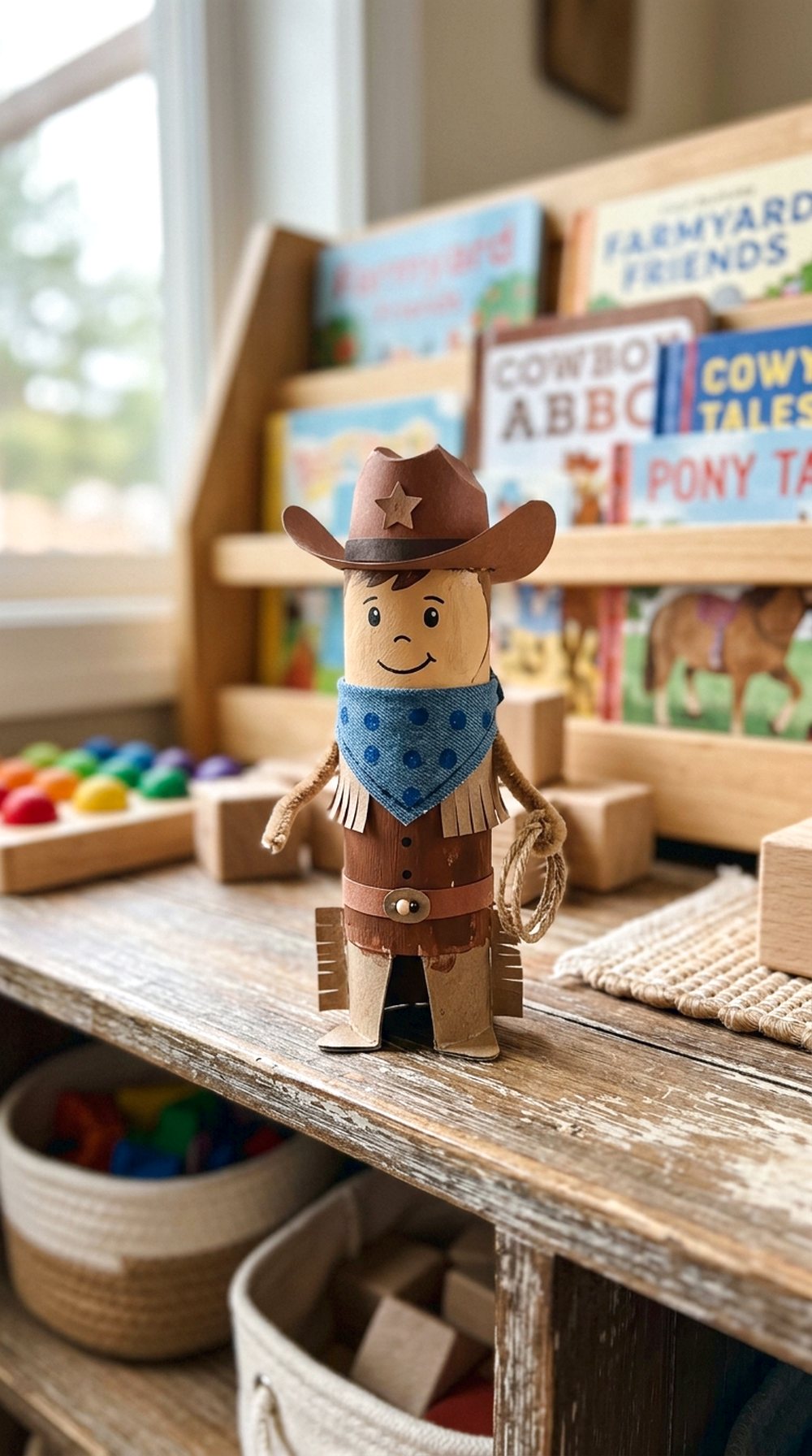 Cardboard Tube Cowboy