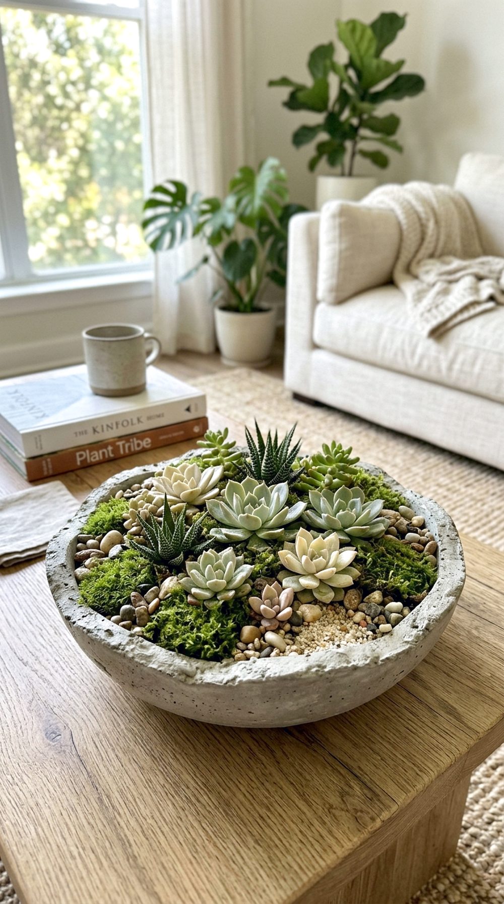 Cement Bowl Planter