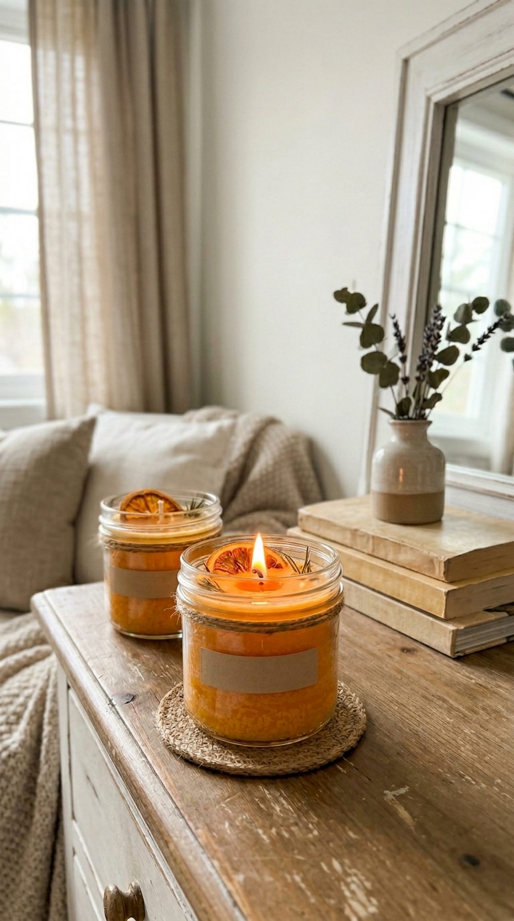 Citrus-Scented Candles