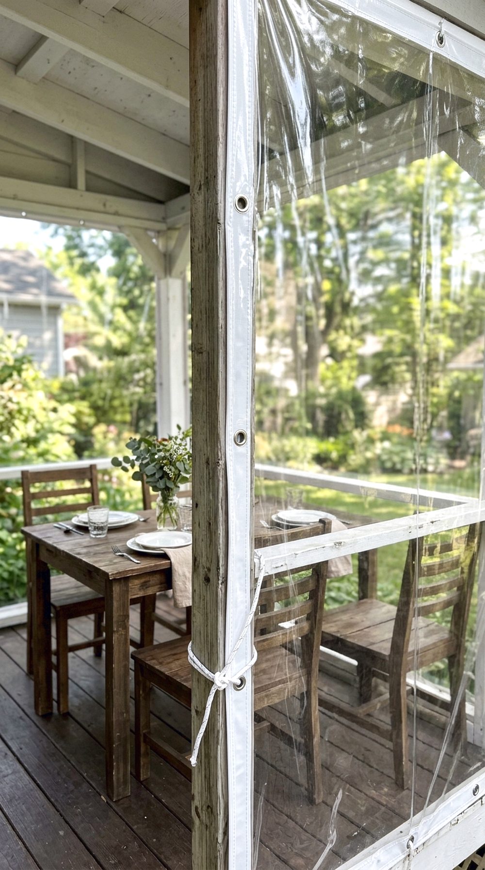 Clear Vinyl Patio Curtains