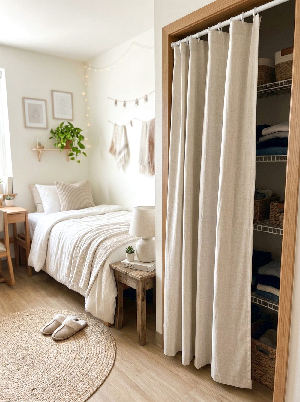 Closet Curtain Divider