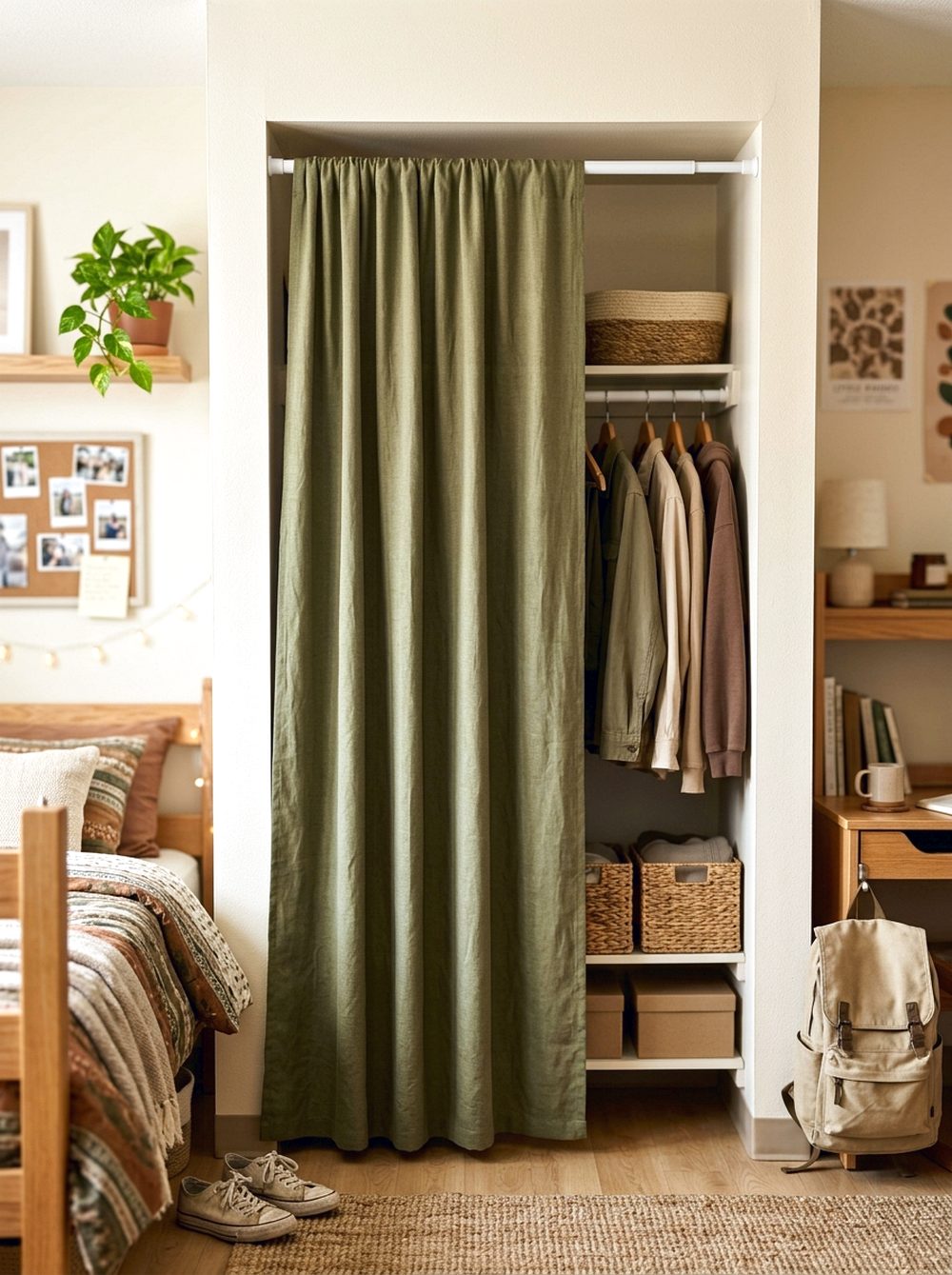 Closet Curtain Upgrade
