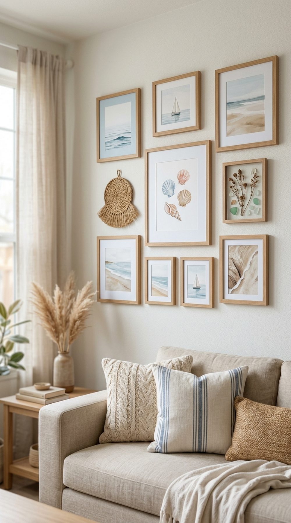 Coastal Gallery Wall