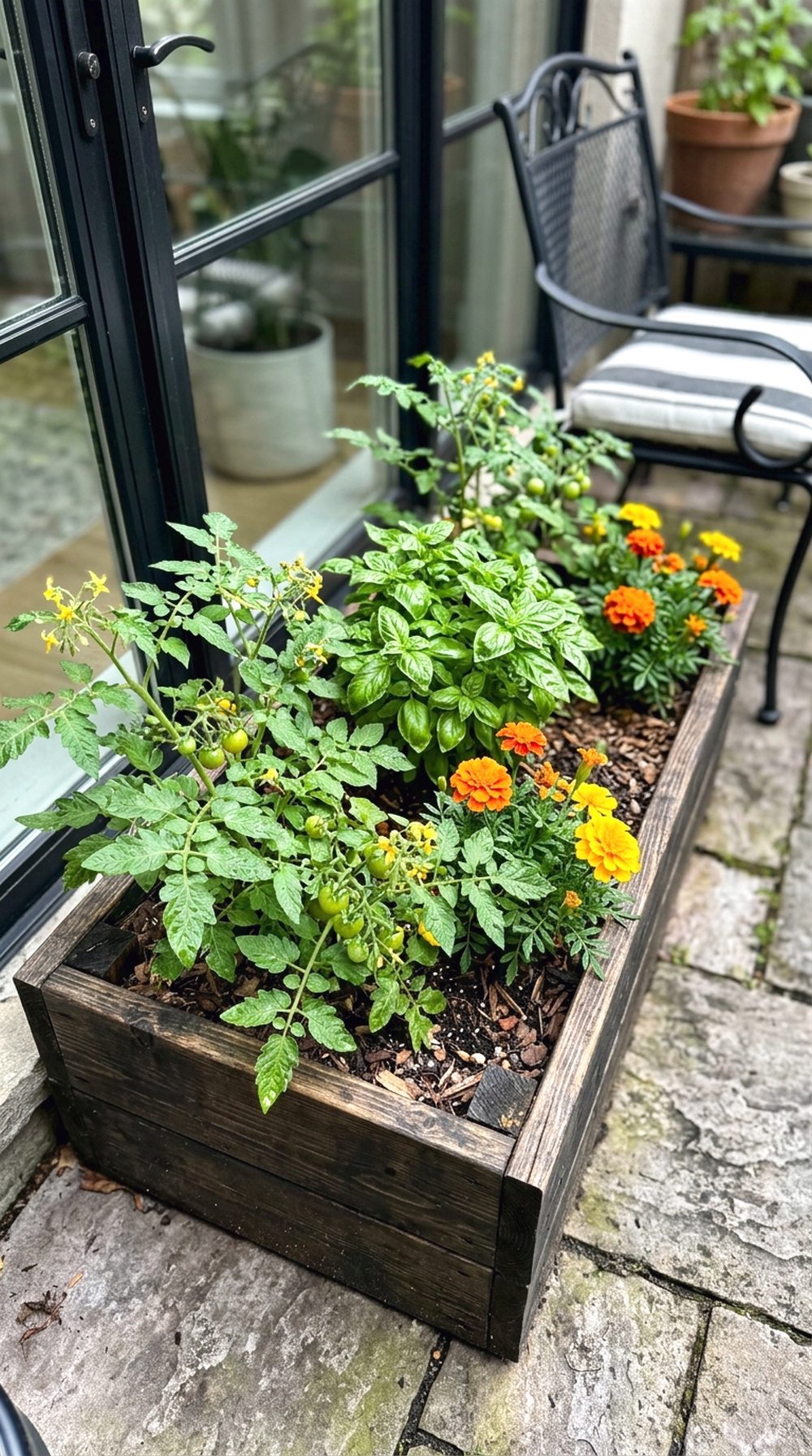 Compact Patio Raised Bed