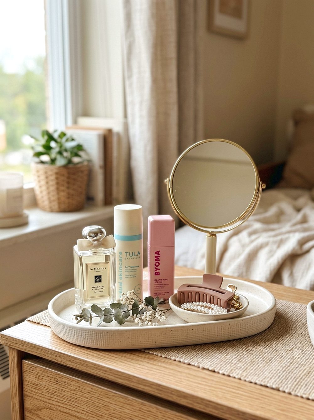 Compact Vanity Tray