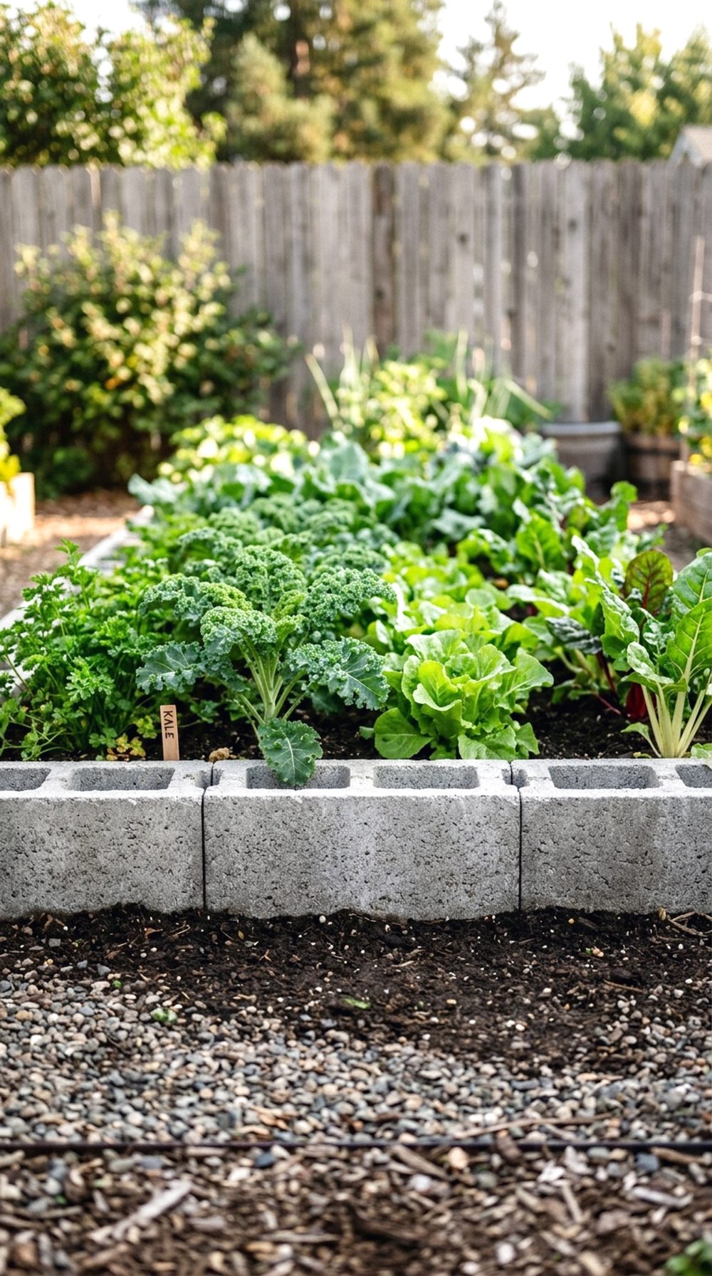 Concrete Block Edging