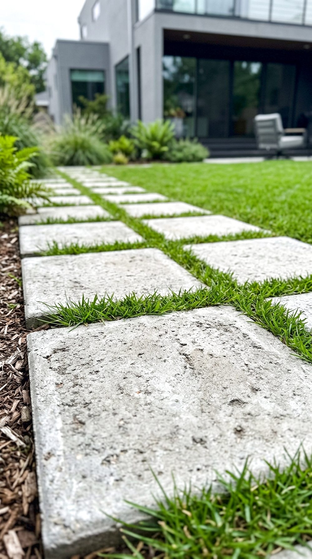 Concrete Paver Path