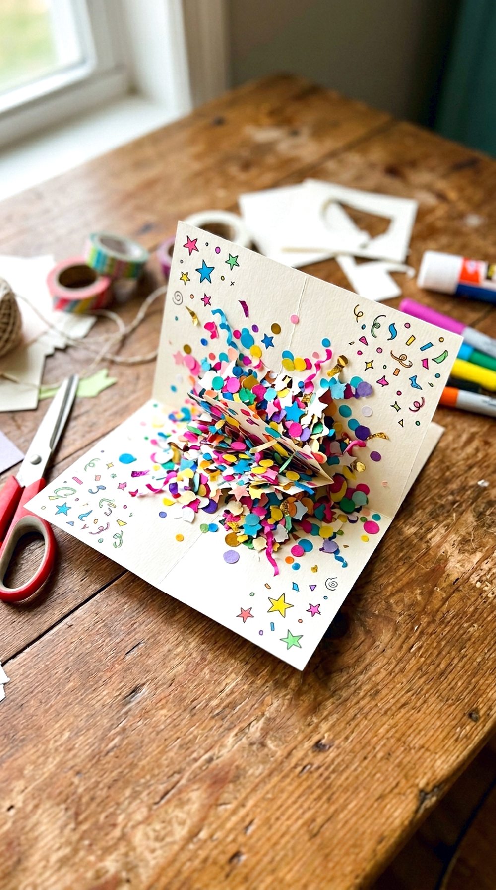 Confetti Pop-Up Card