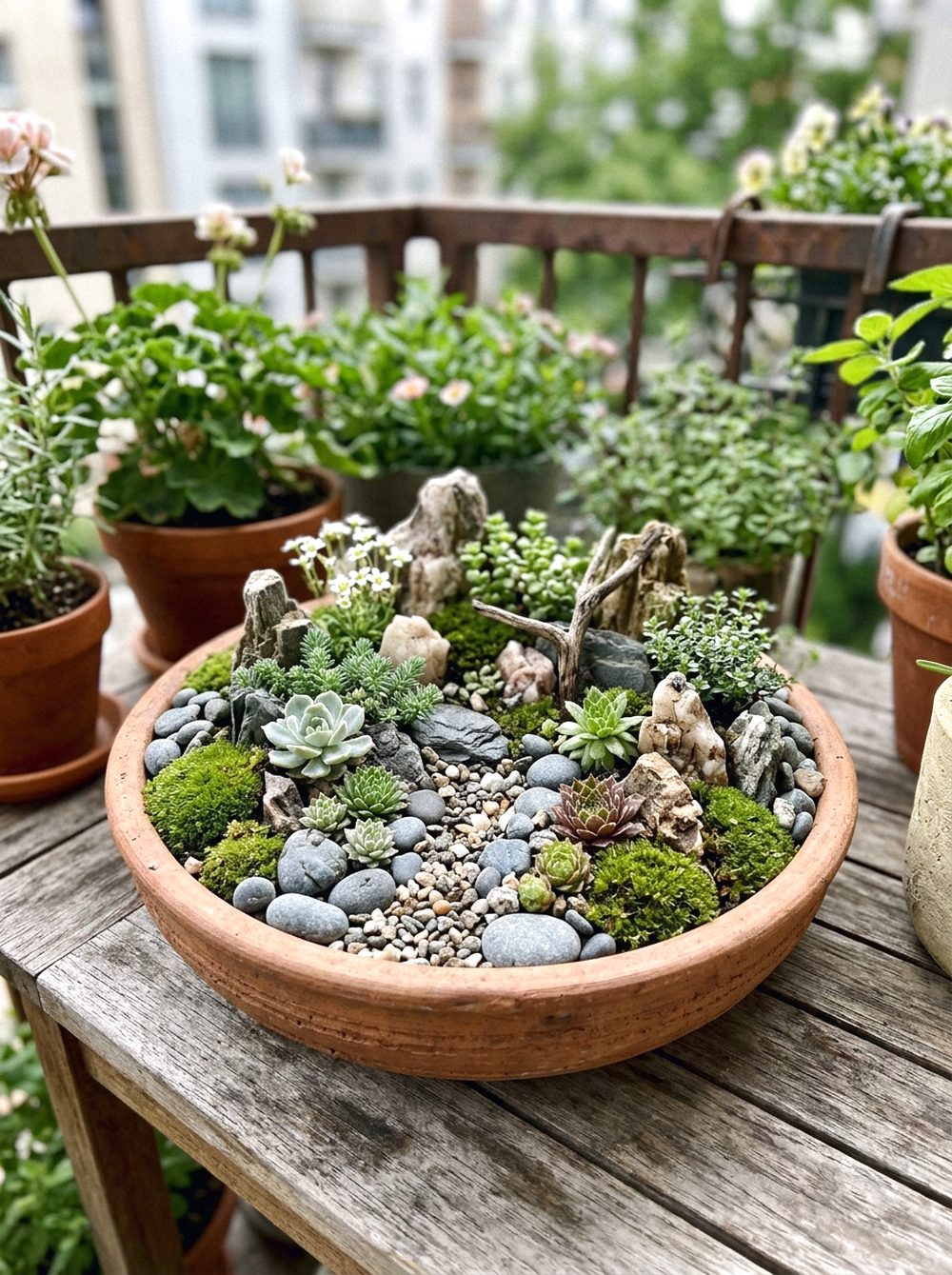 Container Rockery Garden