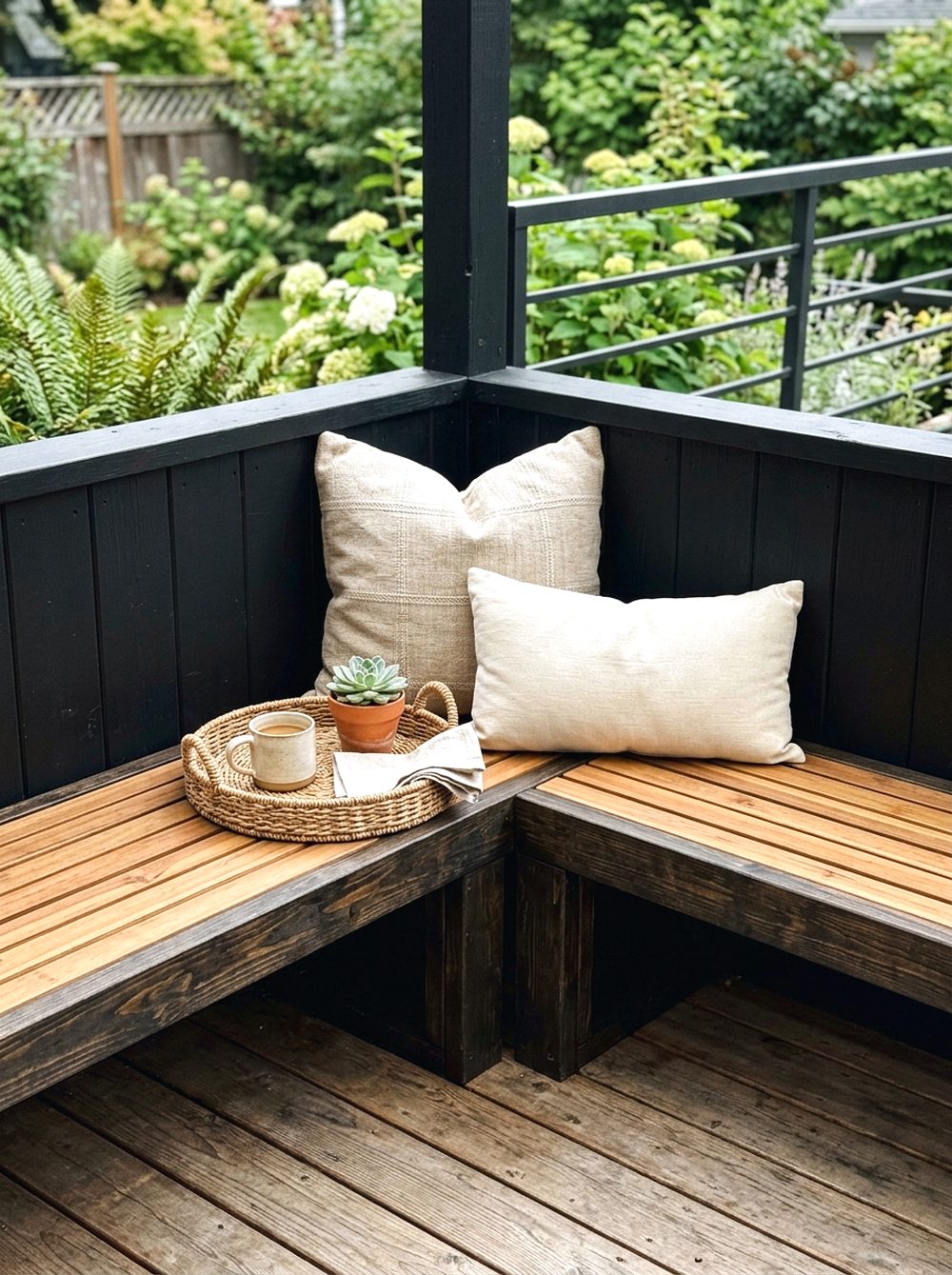 Corner Deck Bench
