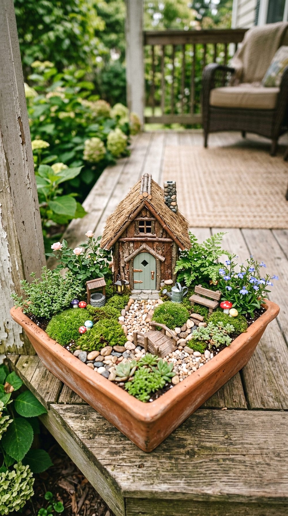 Corner Fairy Garden