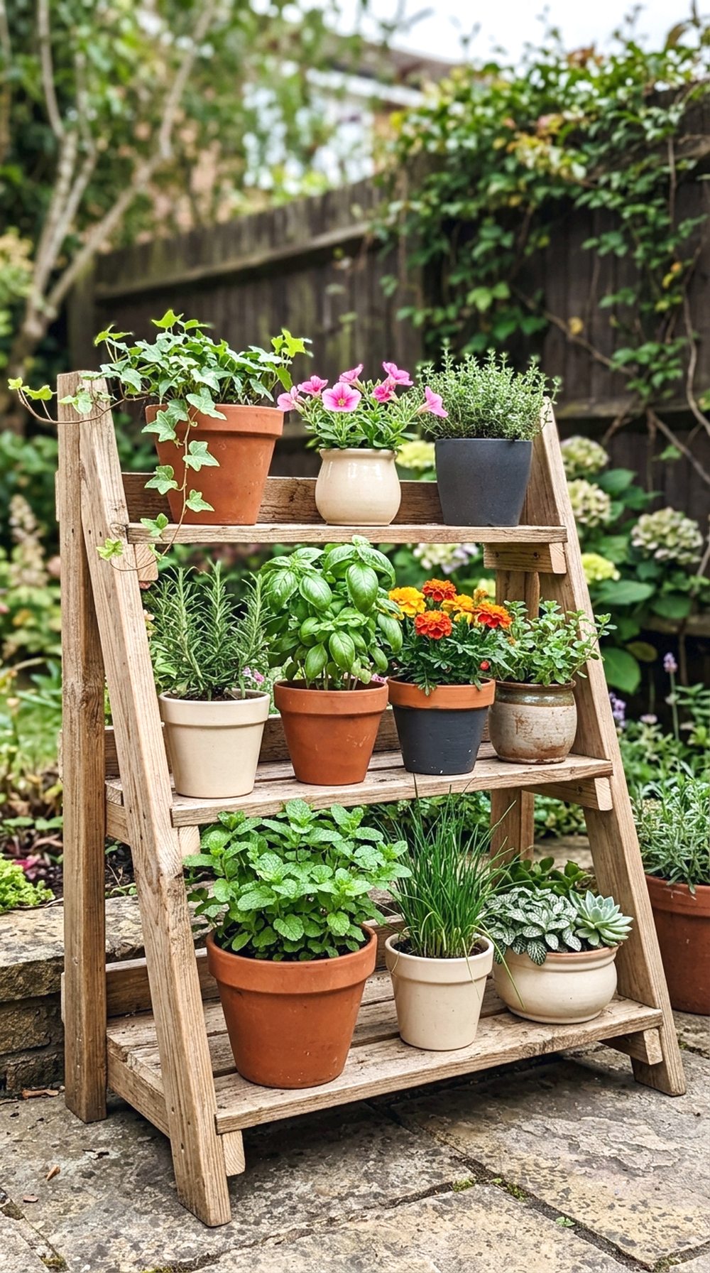 Corner Planter Shelf